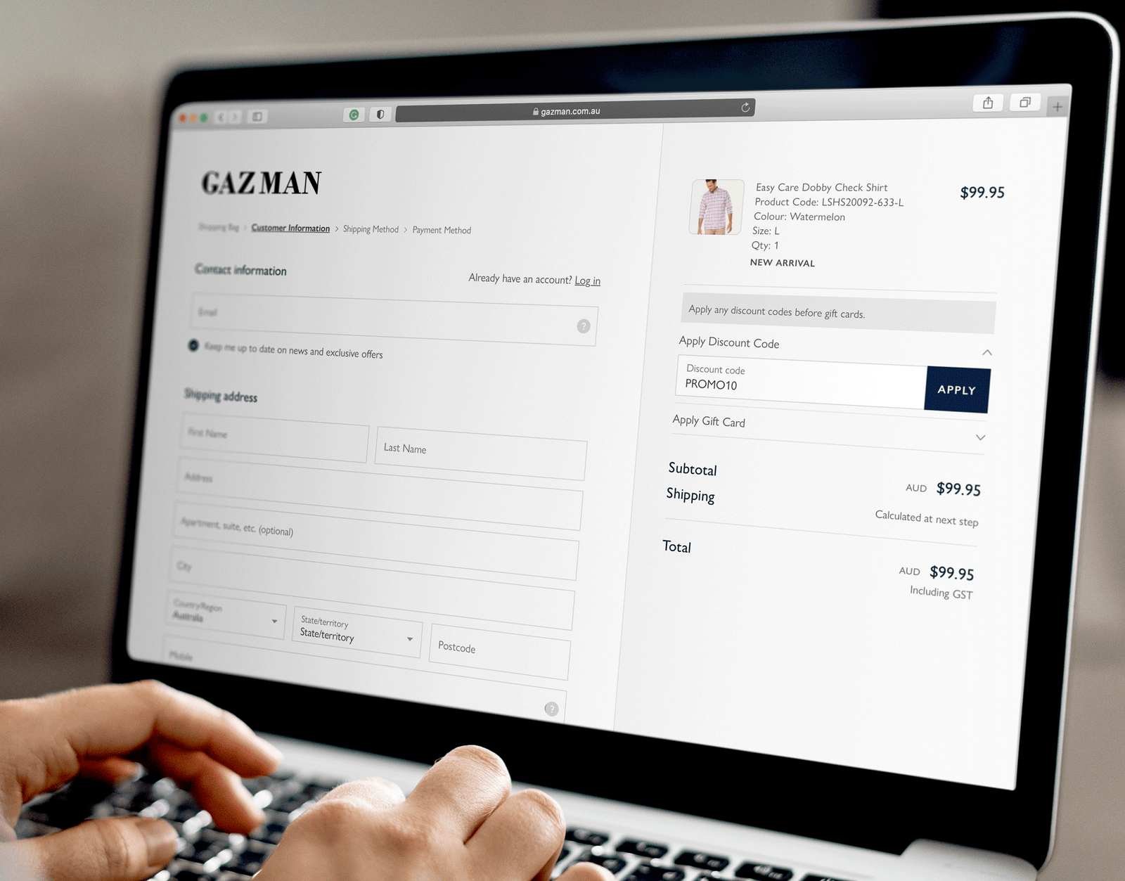 How to Apply Your GAZMAN Discount Code