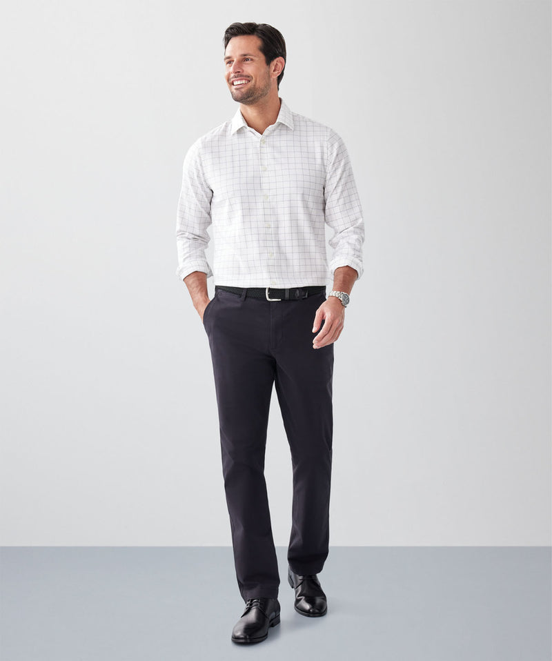 Comfort Chino Pants - Black-GAZMAN