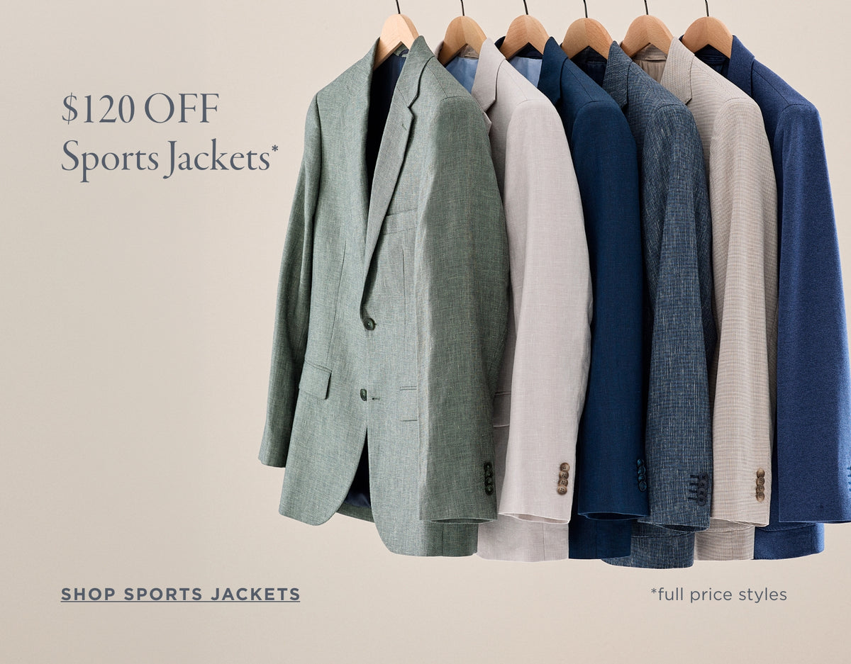 $120 off full price sports jackets
