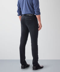 Merricks Knit Modern Fit Jeans - Black-GAZMAN