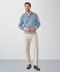 Twill High Flex Half Zip - Steel-GAZMAN