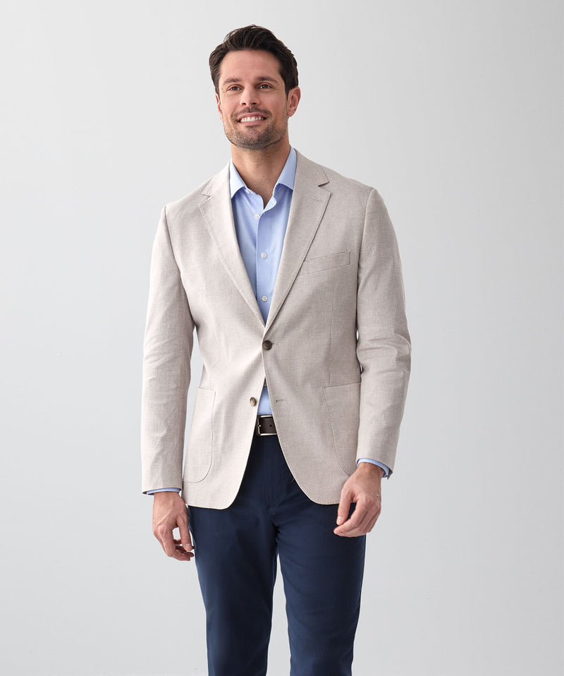 Houndstooth Sportscoat - Sand