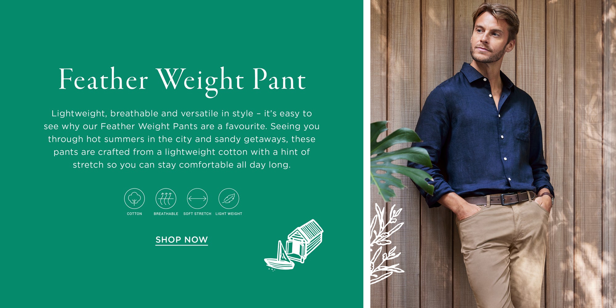 Men's lightweight Business pants