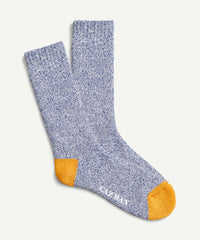 Non Tight Twisted Boot Sock - Blue-GAZMAN-2