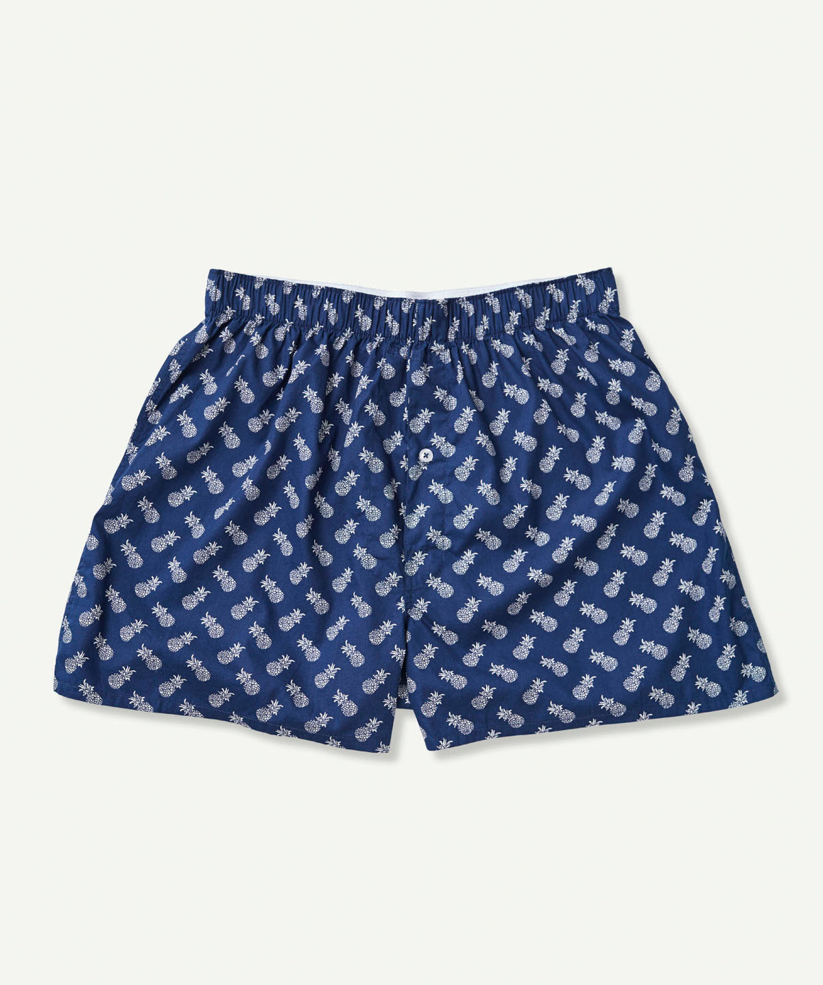 Pineapple Print Boxers - Navy-GAZMAN-1